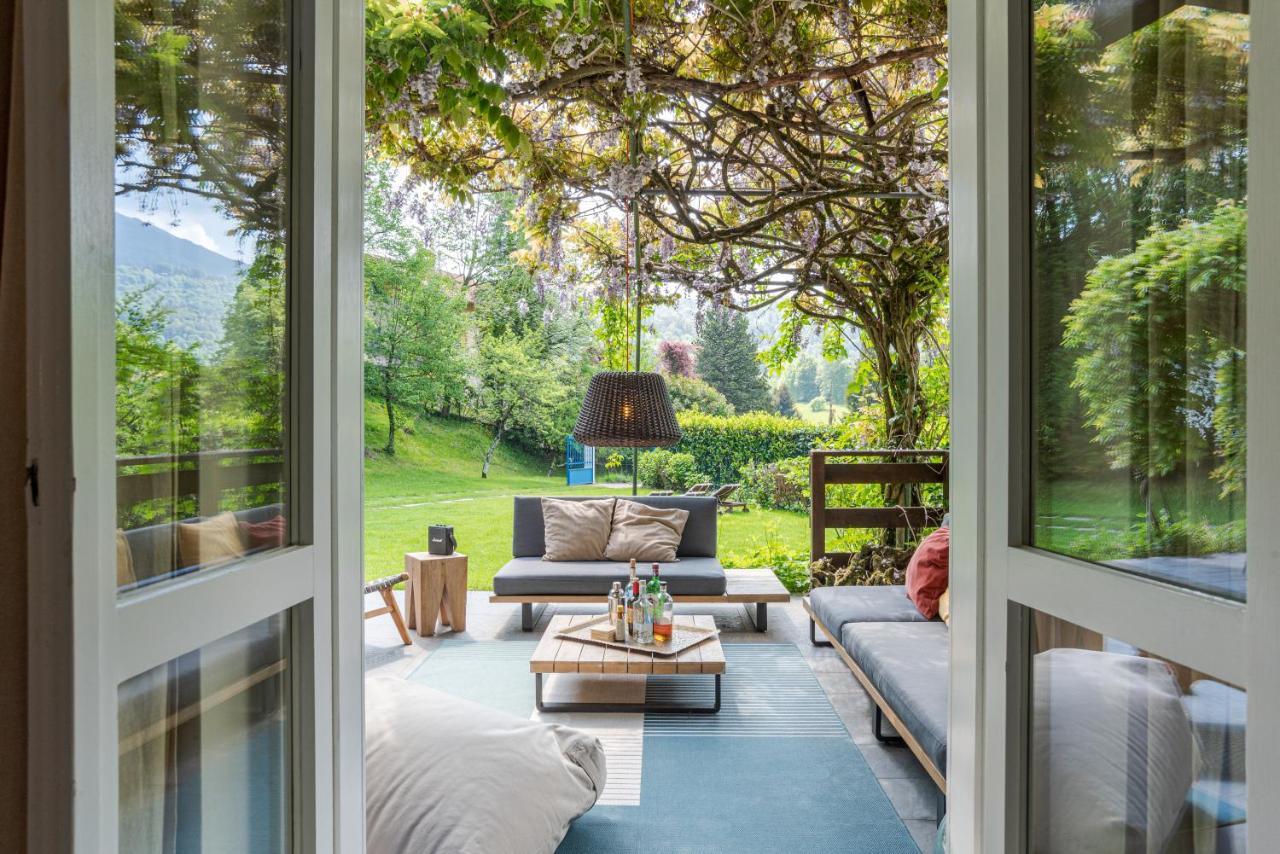 Lovely Villa With Huge Garden Surrounded By Nature เบลลาโจ ภายนอก รูปภาพ
